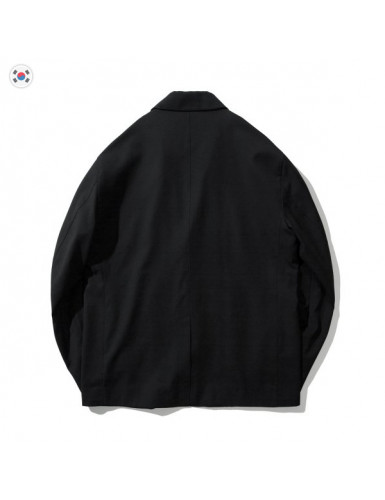 [預購] 韓國直送 COVERNAT COMFORT SINGLE JACKET (BLACK) 寬版西裝外套夾克