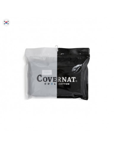 [預購] 韓國直送 COVERNAT COTTON 2 PACK T-SHIRTS 短袖上衣 1+1 黑白兩件組