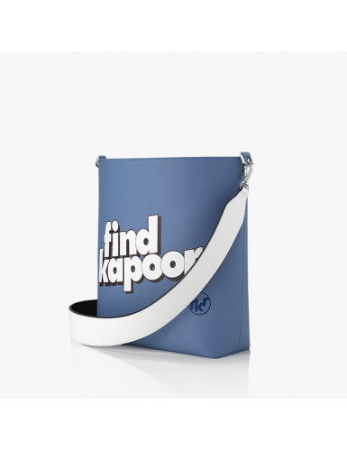 [預購] 韓國直送 平行輸入 FIND KAPOOR LEKOO H 28 BASIC LETTERING W SOLID BLUE 斜背包 (1000335) 中性男女包