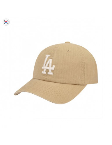 [預購] 韓國直送 MLB RIPSTOP UNSTRUCTURED BALL CAP LA (BEIGE) 棒球帽
