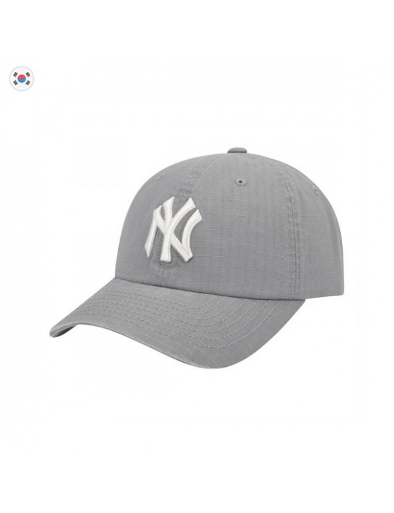 [預購] 韓國直送 MLB RIPSTOP UNSTRUCTURED BALL CAP NY (M/GREY) 棒球帽